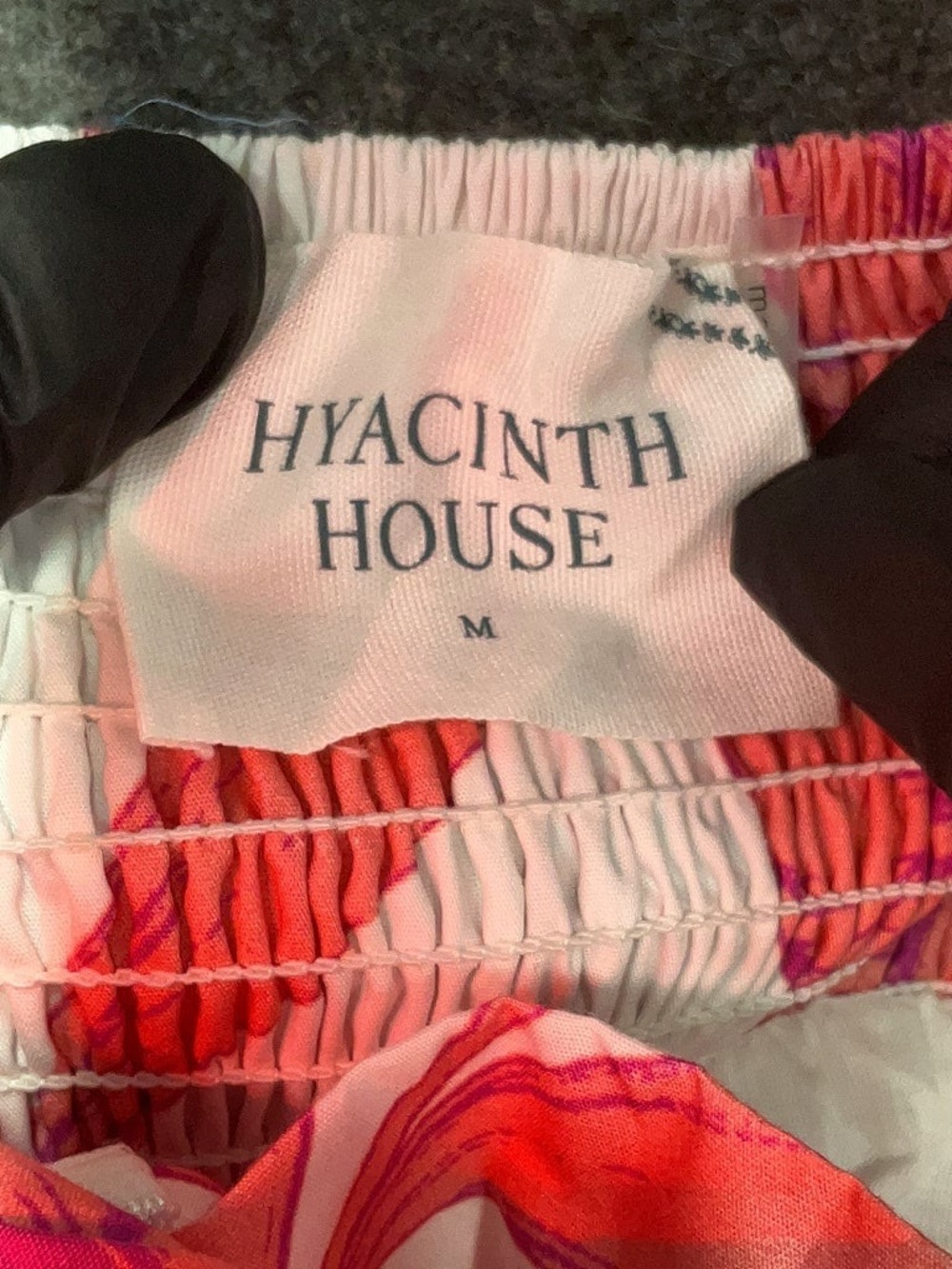 HYACINTH HOUSE Coral Peony Print Carina Maxi Dress SIZE M - Picture 3 of 7